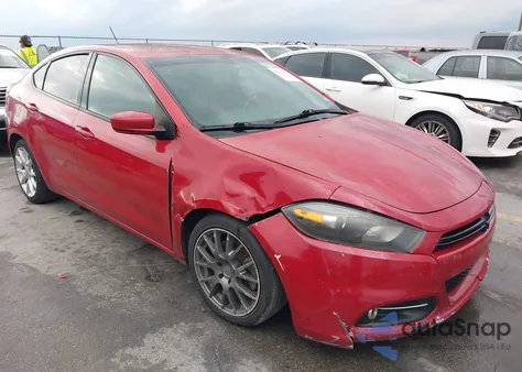 2013 Dodge Dart Sxt из США, поврежденный, VIN 1C3CDFBA5DD342556